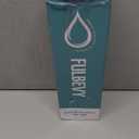 Glass Water Bottles 64 oz - Half Gallon Large Motivational Daily Water Intake Bottle Time Marker - Glass Water Bottle With Straw, Silicone Sleeve 2 Lids, Handle Spout & Bamboo Lid(Olive)