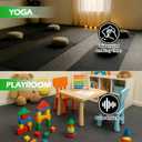 96 Sq Ft (24 Tiles) Interlocking Exercise Mats, EVA Foam Kids Play Mats for Home Gym, Yoga, Playroom, Non-Slip Flooring Tiles
