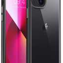 SUPCASE Unicorn Beetle Style Series Case for iPhone 13 (2021 Release) 6.1 Inch, Premium Hybrid Protective Clear Case (Black)