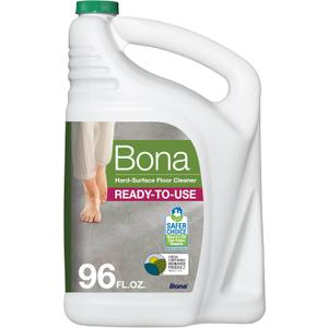 Bona Multi-Surface Floor Cleaner Refill - 96 fl oz - Unscented - Refill Spray Mops and Spray Bottles - Residue-Free Floor Cleaning Solution for Stone, Tile, Laminate, and Vinyl Floors