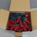 Minetom C9 Christmas String Lights, 100 Ft Red C9 Outdoor Christmas Lights with 100 Strawberry C9 Led Bulbs, Connectable UL Certified for Outdoor Indoor Roofline Holiday Backyard Xmas Decor