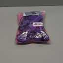 Kaei&Shi Garter Belt Thong Lingerie for Women, Strappy Hollow Out Underwire Racerback Sexy Lingerie, Harness Garter Leg Strap Matching 4 Piece Lingerie Set Boudoir Dark Purple, Medium