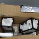 VIANIS Black Exterior Lighting Fixtures Wall Mount for House, 2 Pack Dusk to Dawn Outdoor Porch Light with Integrated 10W LED Light Source Crystal Bubble Glass, Anti-Rust Exterior Wall Sconce Lantern