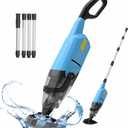 EFURDEN Pool Vacuum for Above Ground Pool, Cordless Handheld Rechargeable Pool Cleaner with Running Time Up to 90 Minutes for Sand and Debris, Ideal for In-Ground Pools, Spas, and Hot Tubs (Blue)