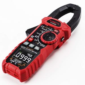 KAIWEETS HT208D Inrush Clamp Meter 1000A True RMS AC/DC Current Amp Meter, VFD, LOZ Mode, 6000 Counts, Measures Current Voltage Temperature Capacitance Resistance Diodes Continuity Duty-Cycle (no)