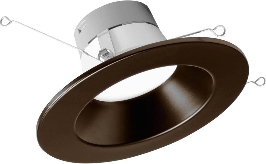 NICOR DLR56612120SOB DLR56(v6) 5/6-inch Oil-Rubbed Bronze 1200 Lumen Selectable Recessed LED Downlight