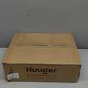 Huuger Nightstand with Charging Station, 27.6 Inch Bedside Table with Fabric Drawers, End Table with USB Ports and Outlets, Night Stand for Bedroom, Rustic Brown