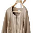 Yamazaki Home Freestanding Coat Hanger Rack with Wooden Hooks, Space Saving Steel One Size White