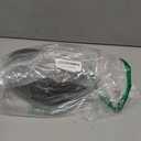 MyGift Matte Black Ceramic Indoor Wall Planter, 12 Inch Semi Circle Hanging Wall Vase, Set of 2