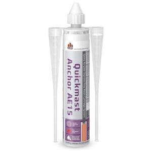 DCP Quickmast AE15 Concrete Epoxy for Rebar and Rods  High-Strength Anchoring System, Two-Part Acrylate Epoxy with Cartridge and Nozzles, 10.1 fl oz  1 Pack