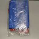 Boao 3 Pcs Spider Web Backdrop Party Decoration 6.6 x 3.9 ft Spider Theme Curtains Photo Banner Window Decor for Birthday Party Photography Background Photo Props(Red and Blue Splicing)