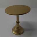 HBlife 1 Cake Stand, Gold Cake Stand Set Disc Diameter 8" 10" 12", Perfect Dessert Table Display Set, Cupcake&Cake Stands for Party, Wedding, Birthday, Baby Shower, Anniversary (Metal)