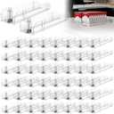 31Pack Automatic Pusher Display Rack, Store Display Shelf and Case Stand, Space Saving Organizer for Retail Stores and Supermarkets