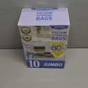 10 Pack Jumbo Vacuum Storage Bags with Hand Pump, 80% Storage Space Saving, Sturdy Leak-Free Space Saver Vacuum Seal Bags for Clothing, Vacuum Compression Bags for Travel Lugggage Blankets Comforters