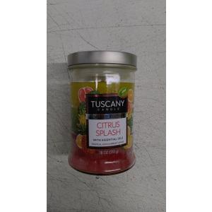 Tuscany Candle, Limited Edition Citrus Splash, With Essential Oils, Tropical juice and bright citrus 18OZ