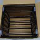 KORRTFID Kitchen Cabinet Organizer, Steel Cookware Holder, Divided Holder with 5 Slots for Skillets Baking Tray and Chopping Board Rack - Baking Pan Holder Storage (2 PCS)