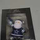 Hallmark NFL Dallas Cowboys Santa Fan Christmas Ornament, Gifts for Sports Fans
