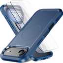 Magnetic for iPhone Air Case [Compatible with MagSafe] [Shockproof] [Heavy Duty Protection] Pocket-Friendly & Tough Non-Slip Protective Phone Cover for iPhone Air 6.5", Blue