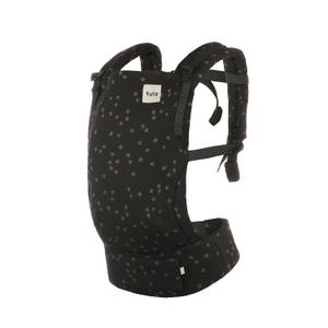 Baby Tula Discover Free-to-Grow Baby Carrier, Adjustable Newborn to Toddler Carrier, Ergonomic and Multiple Positions for 7 - 45 pounds, Black with Gray Stars (Black/Gray)