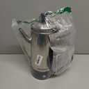 Elite Gourmet 12-Cup Electric Coffee Percolator, Dishwasher Safe Stainless-Steel Filter, Lid & Tube, Keep Warm, 360 Swivel Base Cord-less Serving, Stainless-Steel (Black)