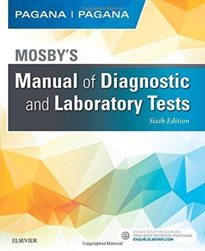 [Kathleen Deska Pagana] Mosby's Manual of Diagnostic and Laboratory Tests - Paperback