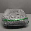 JOEJOY Small Dog Bed Cat Bed with Hooded Blanket, Cozy Cuddler Luxury Puppy Pet Bed, Donut Round Calming Anti-Anxiety Dog Burrow Cave Bed - Anti-Slip Bottom and Machine Washable 23 inch (Grey)