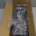 Compact Small Dish Rack Sink Drying Rack with Silicone Mat, Stainless Steel Dish Drainer for Kitchen Cabinet, Kitchen Sink Rack,Dish Holder, Black