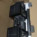 XMCOSY+ Solar Pathway Lights, 50 LM Bright Solar Lights, Garden Outdoor Waterproof Light IP65, 2-in-1 Landscape Lighting, Outdoor Light for Yard, Path, Walkway, Driveway (Warm & Cool) (4 Pack, Black)