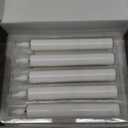 PChero 10 Pcs Rechargeable Flameless Taper Candles with Charging Station, 6.7" LED Candles with Remote & Timer, Battery Operated Flickering Tapered Candlesticks for Window Wedding Christmas Home Decor