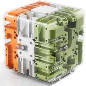 3D Cube Puzzle for Kids 3-5 8-12, Education Sensory Toys with Color-Match Ball, Birthday Gift for Adults Kids 8 9+ Year Old Boy