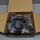 muge racing 6AN Fuel Line Kit, 20FT Nylon & Stainless Steel Braided CPE Fuel Line Hose with Fitting Kit, Black