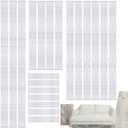 10 Pcs Furniture Covers for Moving Disposable Dust Covers with Elastic Plastic Furniture Protector for Sofa Chair Table Extra Large Clear Couch Bed Protector for Moving and Storage, 4 Sizes