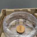 Niteangel Super-Silent Hamster Exercise Wheels - Quiet Spinner Hamster Running Wheels with Adjustable Stand for Hamsters Gerbils Mice Or Other Small Animals (M, Transparent)