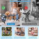 Foldable Pet Grooming Table Hammock, Suitable for Small Dogs and Cats, Pet Joint Protection, Stainless Steel Independent Stand,Used for Bathing and Grooming, and Support for Elderly Pets, 25 Lbs