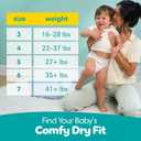 Pampers Diapers - Swaddlers 360 - Size 3, 136 Count, up to 100% Leakproof Comfy Dry Fit, Designed for Easy Changes, Pull On Baby Diaper (Packaging May Vary)