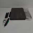 Apicizon 2 Tier End Table, Small Side Table with Solid Wood Legs, Boho Bedside Table with Storage Shelf, Nightstand for Small Spaces, Bedroom, Living Room, Entryway, Easy Assembly, Rustic Oak (1 Set)