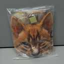 Valpeak 3D Cat Mask, Cat Headband, and Funny Cat Socks with cat Tails (Orange Cat Three-piece)