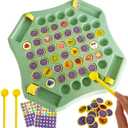 2 x 54PCS Fruit Flip Chess Memory Chess Game, Flip Match Board Game, for Kindergarten, Family, and Party Activities