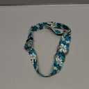 Hikiko Martingale Collar for Female Dogs - Floral Design, No Buckle, Nylon, No Pull, Medium, Green Flower