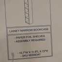 Lainey Narrow Bookcase 15.7"W x 11.8"L x 72"H