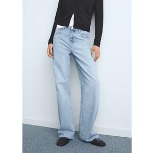 DANILA HIGH-WAISTED WIDE LEG JEANS, Size US 4