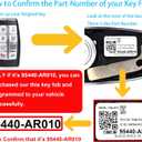 Keyless Entry Remote Control Smart Key for Hyundai Genesis GV70 2021 2022 | Alliskeys 8-Buttons Proximity Key Fob Replacement for Hyundai Genesis GV70 2021 2022 TQ8-FOB-4F35 95440-AR010