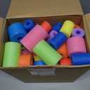 Frienda 100 Pcs Pool Noodles Bits Multicolor Craft Small Size Versatile Mixed Floating Pool Noodles Foam Rope Tube for Play or DIY Craft Multipurpose (Mixed Sizes,Macaron Colors) (1.18-3.54 x 1.18-2.36 Inch)