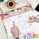 2026 Calendar, Wall Calendar 2026-2027, 18 Month Calendar January 2026 - June 2027, 14.8" X 11.5", Calendar with Twin-Wire Binding, Hanging Hook and Julian Dates (Seasonal Designs)