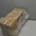 Lanpn 17 Pcs Outdoor Christmas Ornaments, 2.4" Mini Xmas Tree Elf Swirl Ball Decoration, Red Green Christmas Ornament Set, Glittering String Ball Plastic Hanging Decor for Lawn Yard Holiday Party