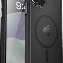 MOCCA Strong Magnetic for iPhone 12 Case/iPhone 12 Pro Case, [Compatible with Magsafe][Mil-Grade Drop Protection] Slim Shockproof Translucent Protective Phone Case for iPhone 12/12 Pro, Black