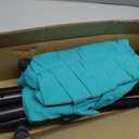 GAFETE Double Hammocks with Stand for Outside, Max 600lbs, (Aqua Blue)
