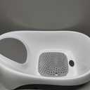 Boon Soak 3 Stage Baby Bathtub - Baby Bath Tub with Three Support Positions for Newborn to Toddlers - Color Changing Drain Plug for Ideal Bath Temperature - Gray - Ages 0 to 18 Months and Up
