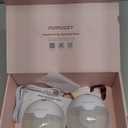 Momcozy M5 Lite Hands-Free Wearable Breast Pump, DoubleFit Flange for Baby-Like Comfort, 3 Modes & 9 Suction Levels, No Flange Insert or Hard Carry Case, 24mm, 2-Pack, Cozy Red (Lite-Limited Version)