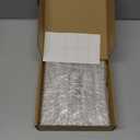 9.8" Large Acrylic Straw Holder for Cabinet Door, Reusable Straw Organizer Storage Dispenser with Double Sided Adhesive Tape for Cabinet, Kitchen Counter, Cupboard, Refrigerator (Transparent) (Clear)